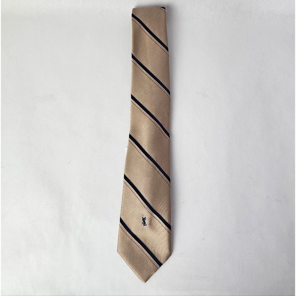 YSL Vintage 1980's Stripe TieYSL Vintage 1980's Stripe Tie - Picture 9 of 9